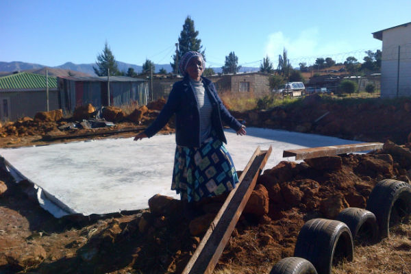 Josaphine is so happy that the new classroom is being built