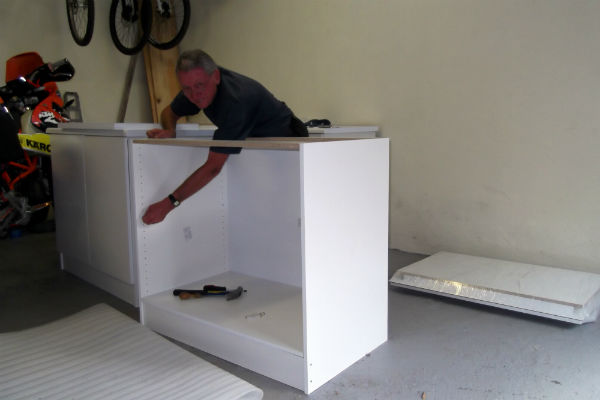 Assembling the Cupboards