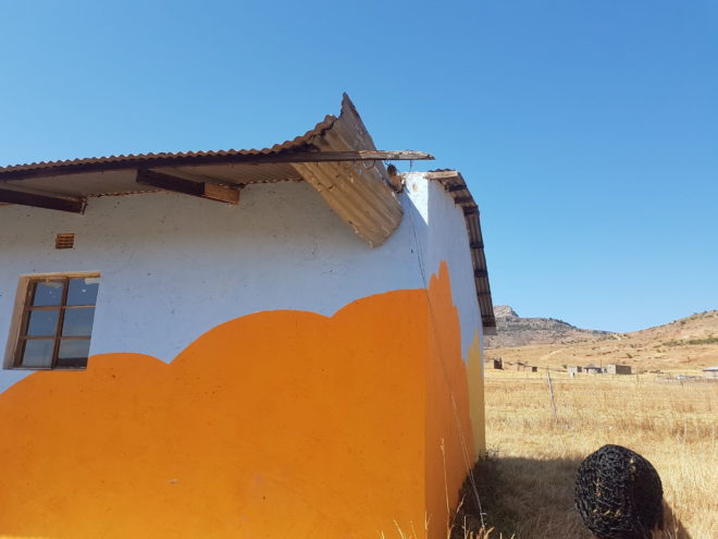 some of Vumelani’s roof damaged