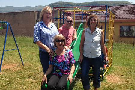Daphne with the Benoni Arora Rotarians